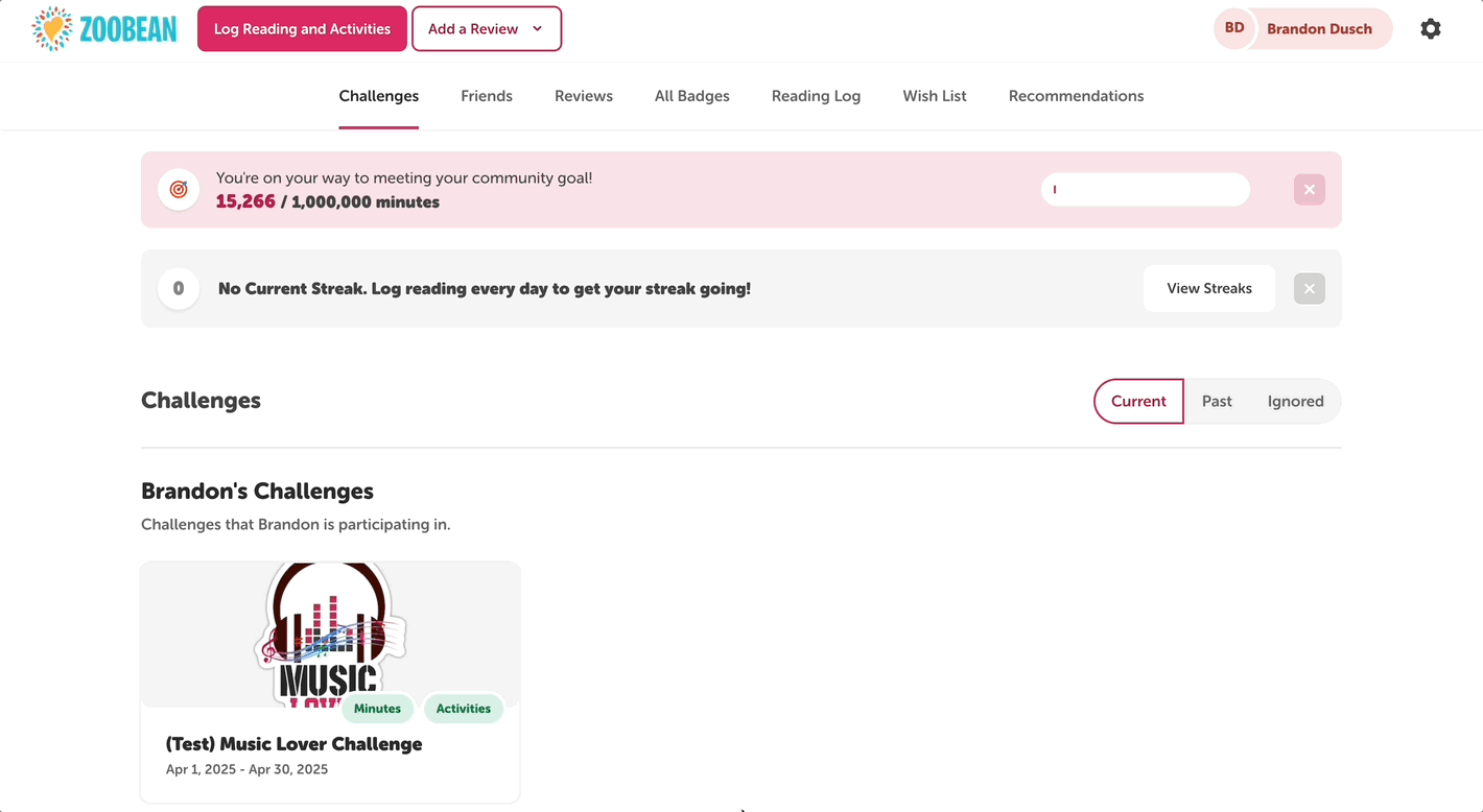 Adding a reader from the reader view of a library site
