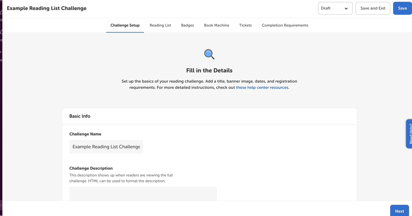 Adding and removing titles from a reading list challenge