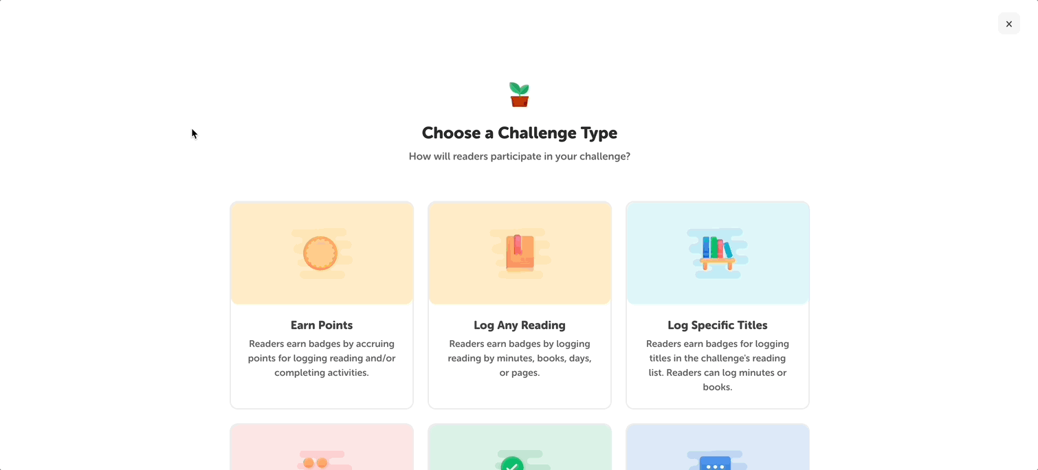 Creating a logging challenge on the Beanstack admin view