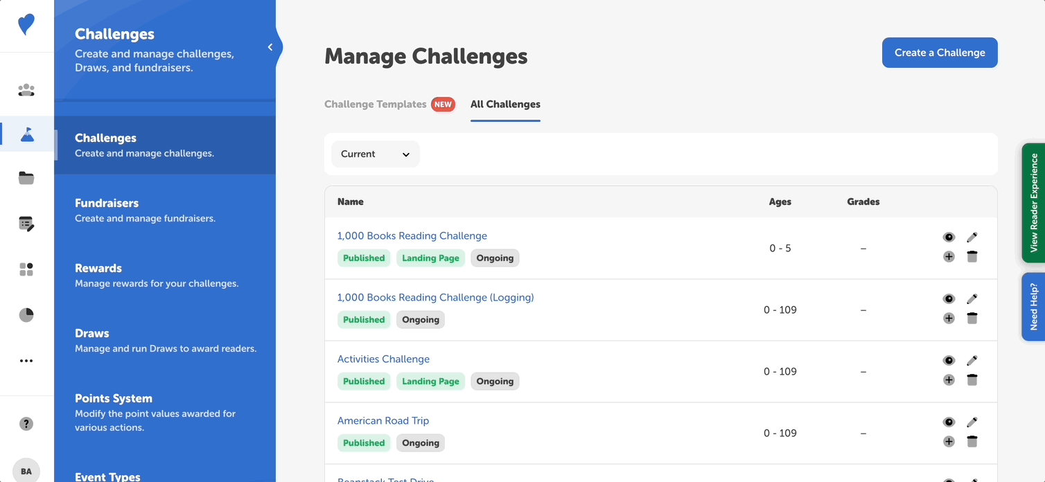 Libraries: How to create points badges