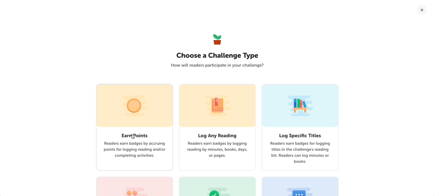 Creating a points challenge on the Beanstack admin view