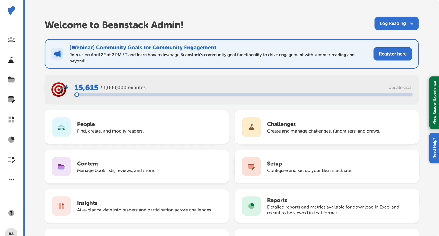 Editing a welcome email for a library site on the admin view