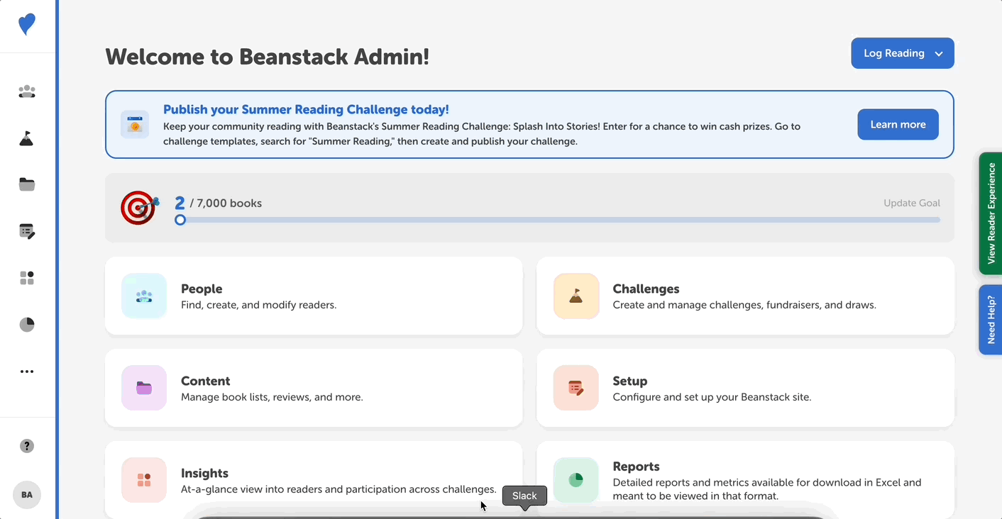 Enabling points for challenges on the admin view