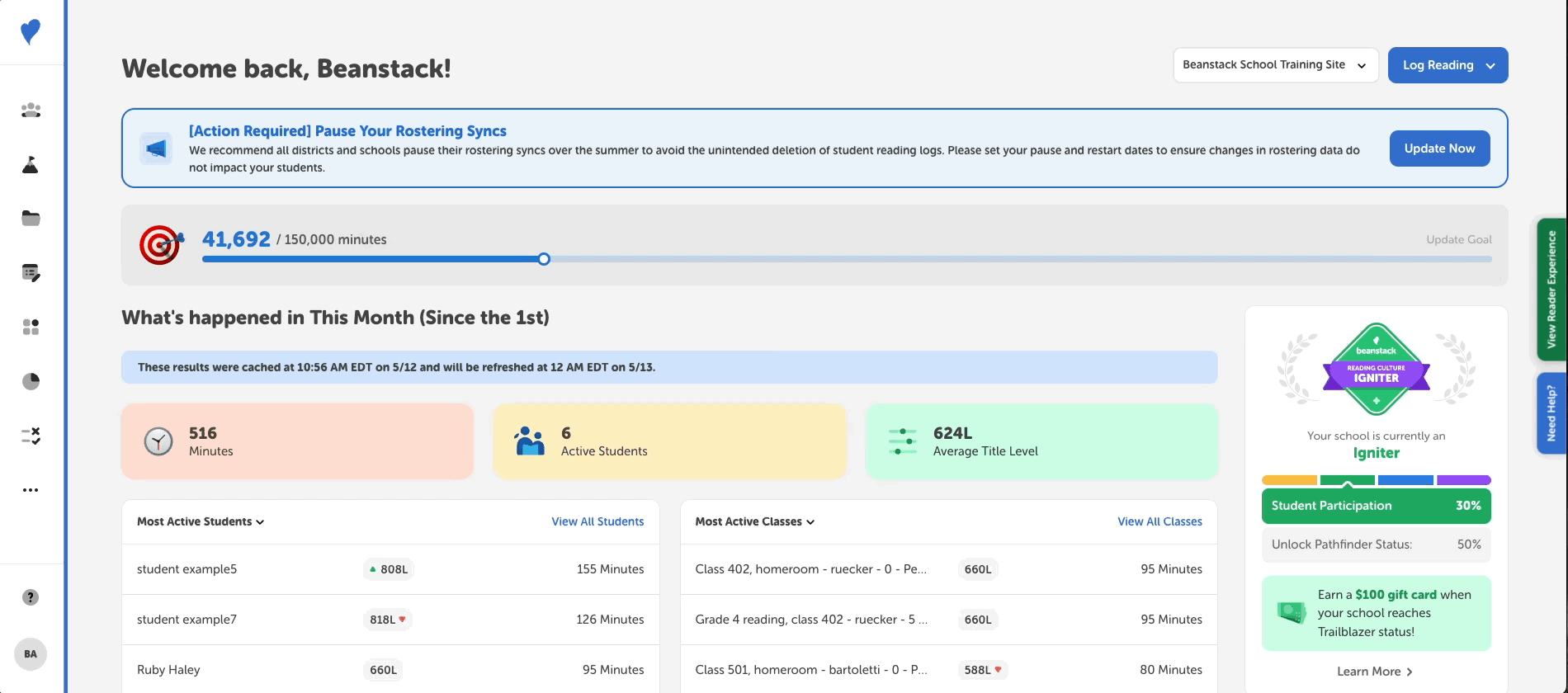 Following the process of redeeming earned rewards for students from the school admin view