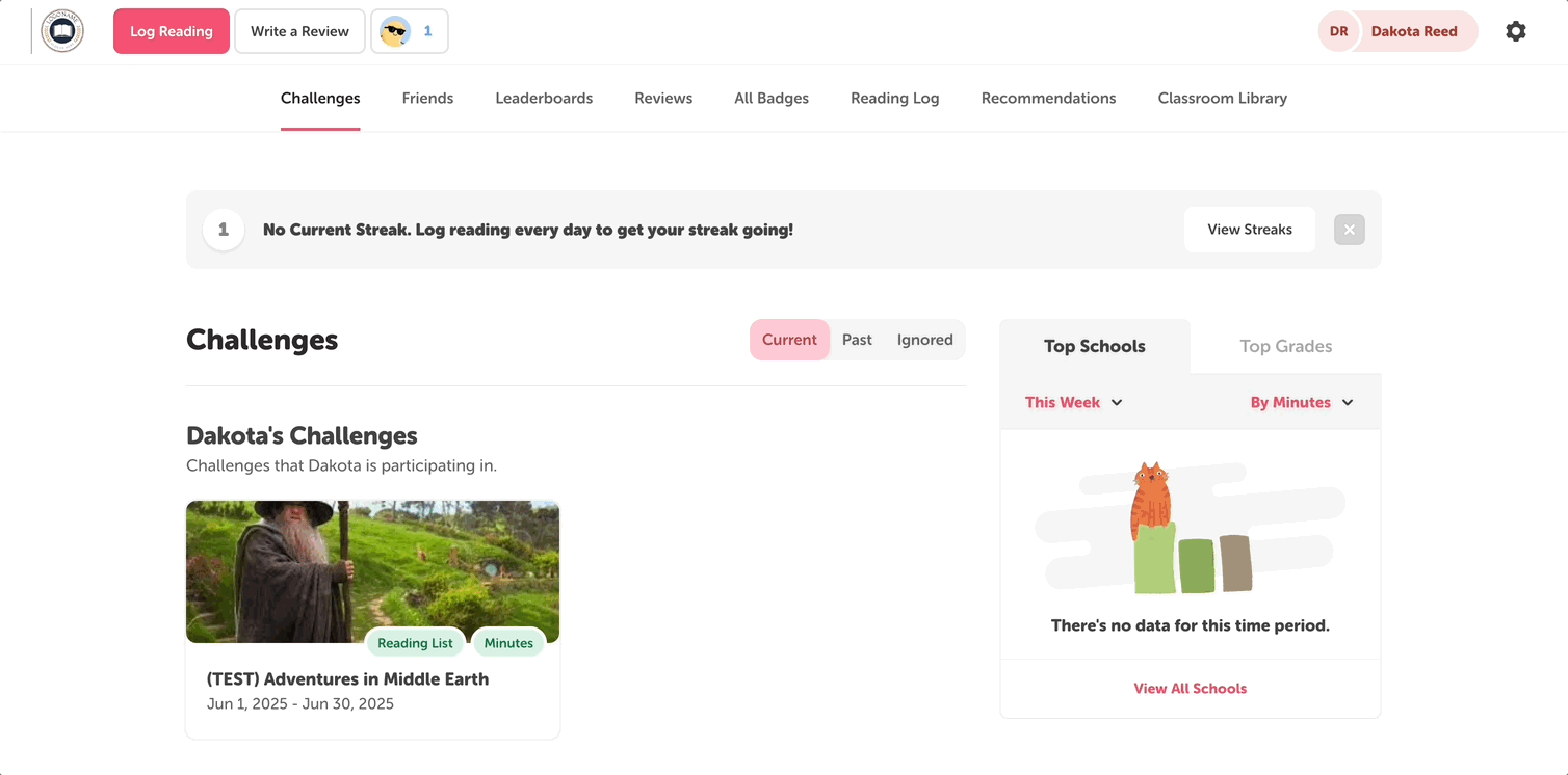 Resuming a Book Talk with Benny for a finished title on a school site