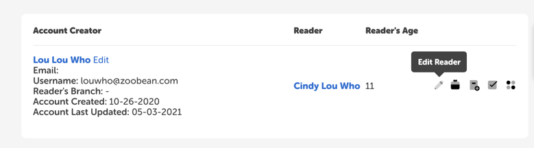 Libraries: How to find and manage reader accounts