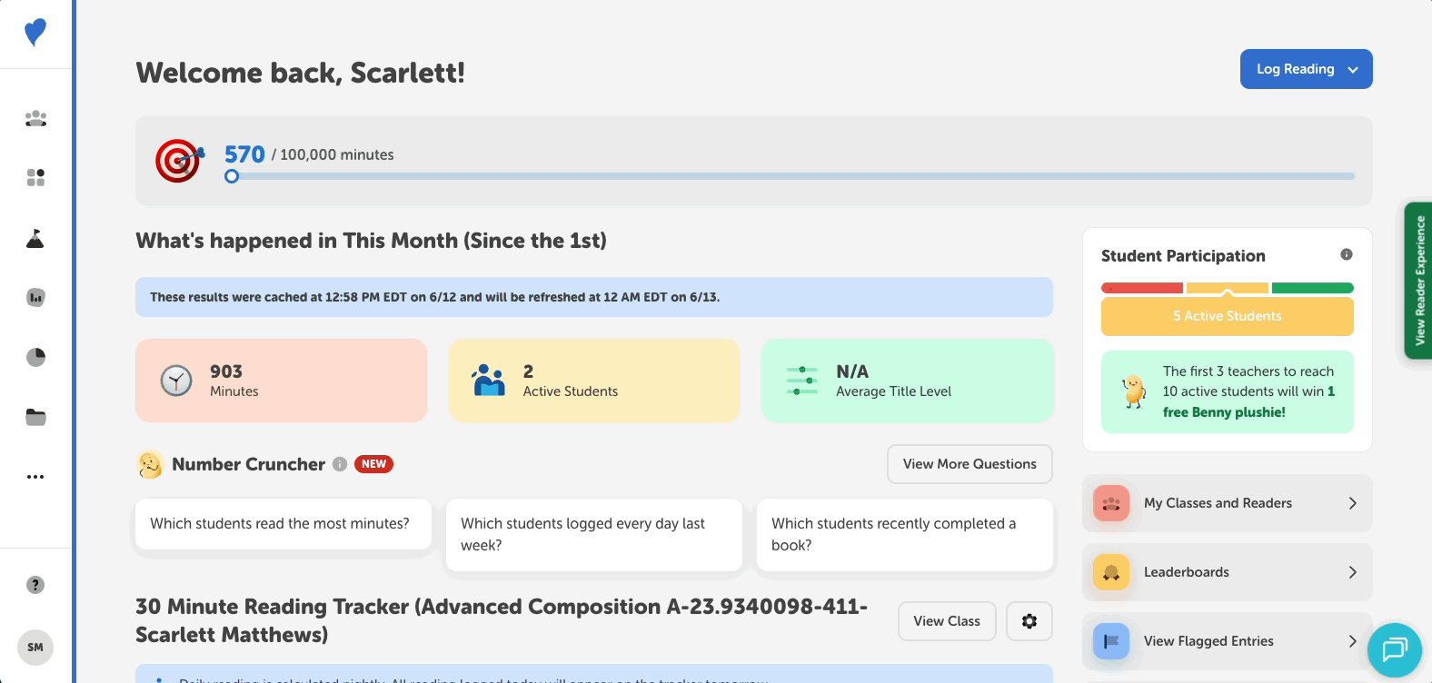 Searching for classes and students rostered to teachers from the admin view