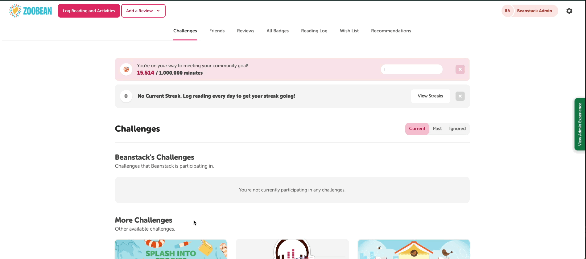 Setting a custom avatar for a reader profile on a library site