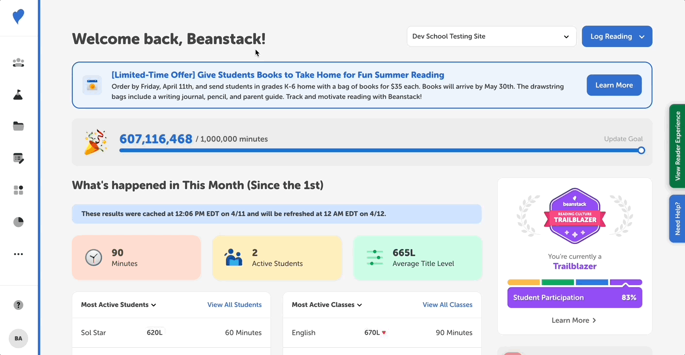 Setting up the site time zone on the admin view